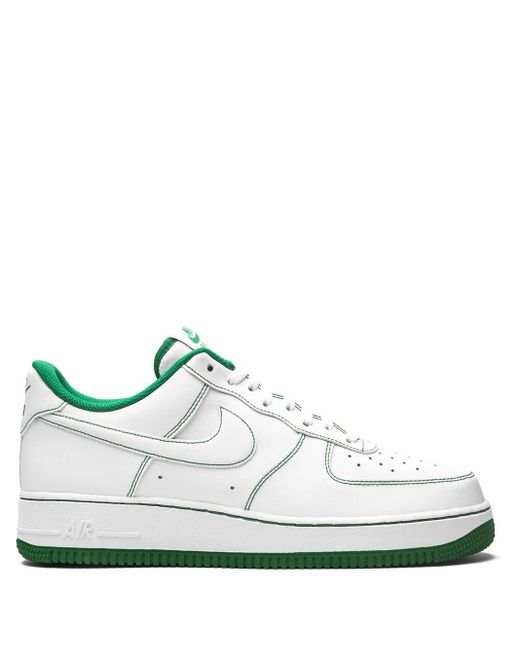 Nike Leer Air Force 1 Sneakers in het Wit voor heren - Lyst