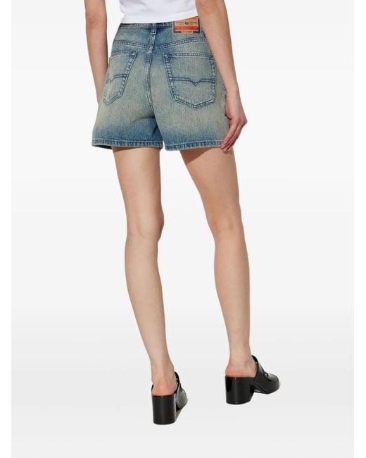 DIESEL Blue De-Jiro Denim Shorts