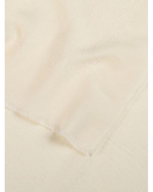 Etro White Jacquard Shawl