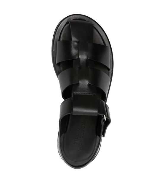 Studio Nicholson Black Cassius Leather Sandals