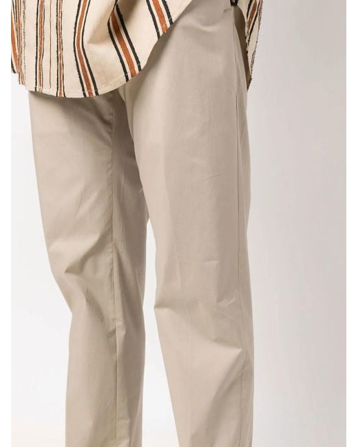 Department 5 Natural Mid-Rise Slim-Fit Trousers for men