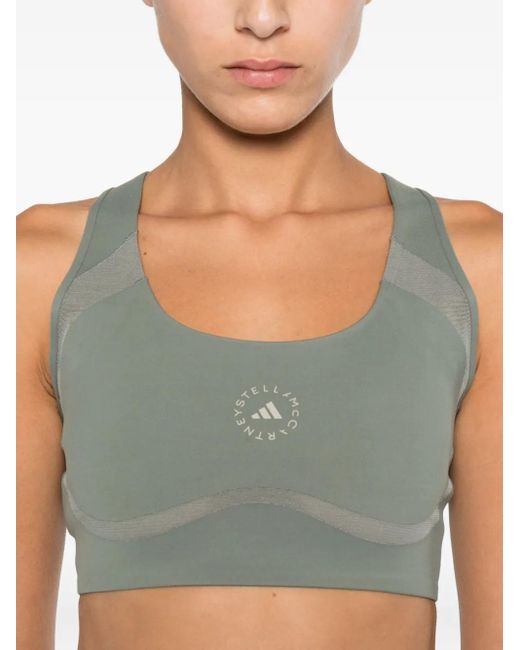 Adidas By Stella McCartney Gray Sport-BH mit Racerback