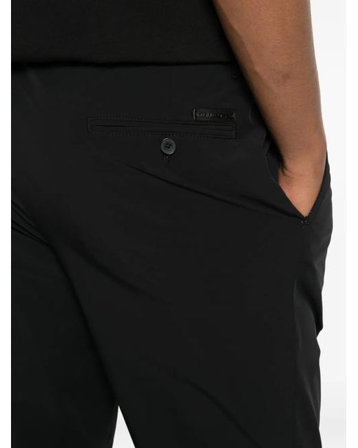 Karl Lagerfeld Black Pantalon Fuselé À Plaque Logo for men