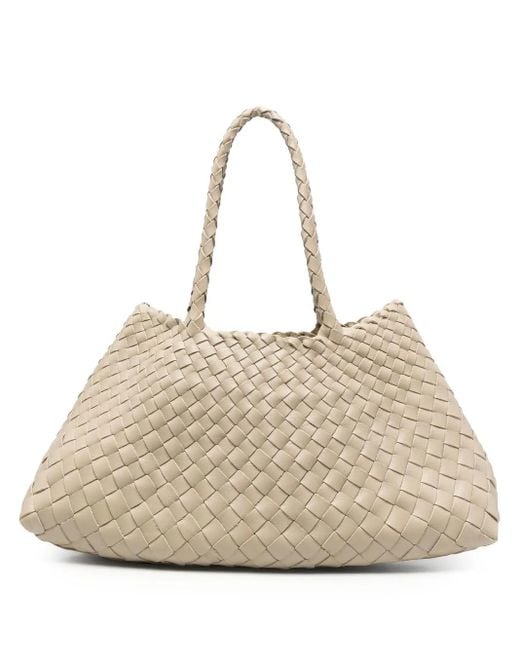 Dragon Diffusion Natural Santa Croce Shoulder Bag