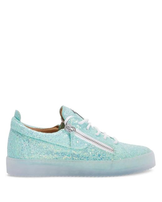 Giuseppe Zanotti グリッター スニーカー Green