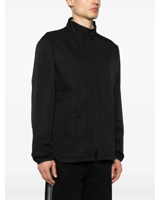 Adidas Black Trefoil-Logo Jacket for men