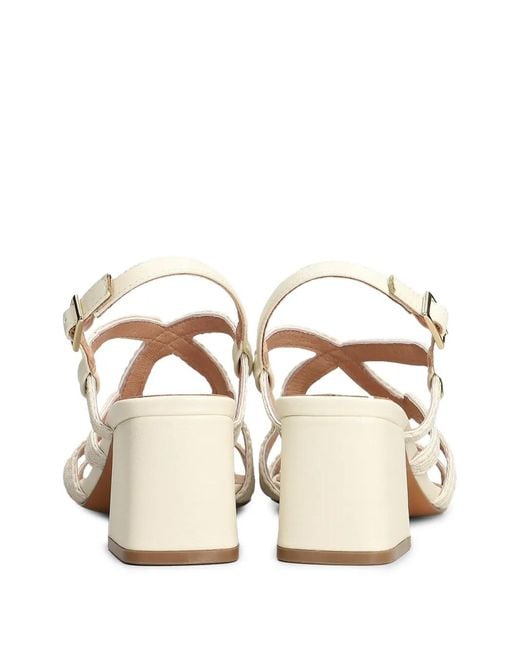Bibi Lou White Meli Open-Toe Sandals