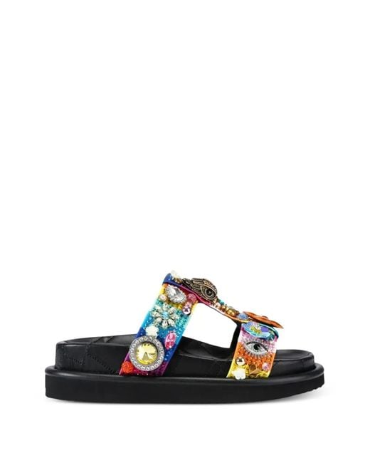 Kurt Geiger Blue Orson Tutti Frutti Sandals