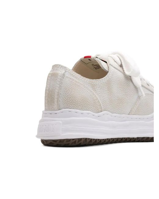 Maison Mihara Yasuhiro White Peterson Leather Sneakers