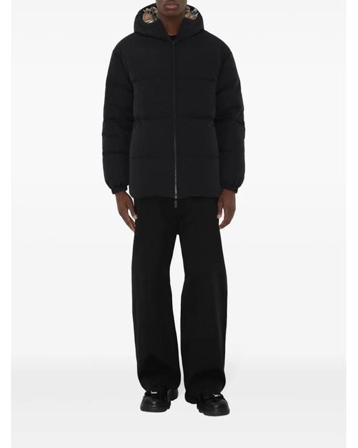 Burberry Metallic Reversible Check Nylon Puffer Jacket for men