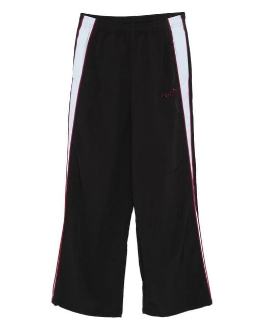 Fenty Black Side-Stripe Elasticated Track Pants