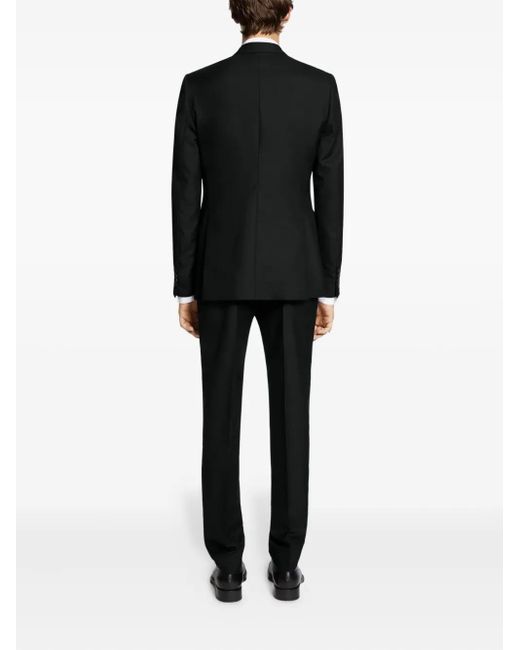 Dries Van Noten Black Wool Slim-Fit Suit for men
