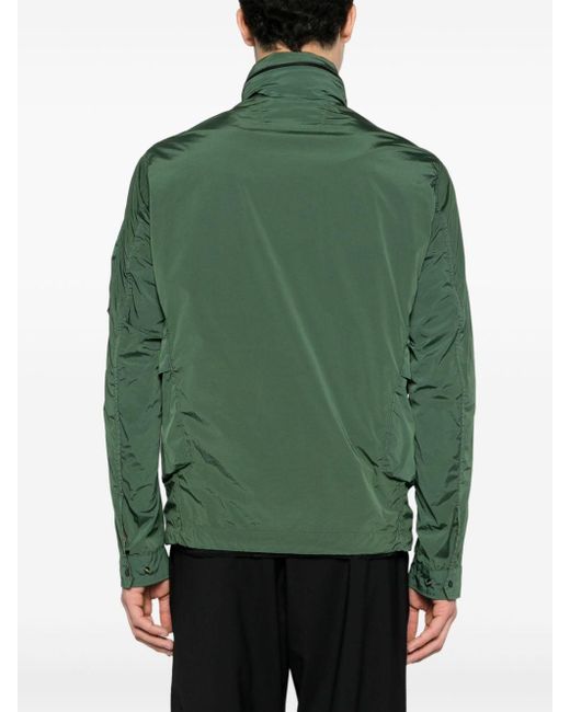 C P Company Lens-detail hooded jacket in Green für Herren