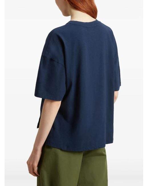 Woolrich Blue Cotton T-Shirt