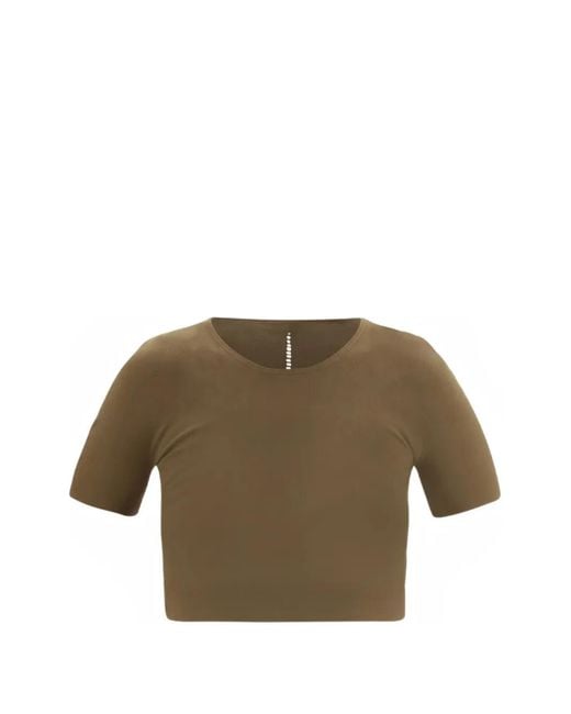 Wolford Brown Seamless Short-Sleeve Top