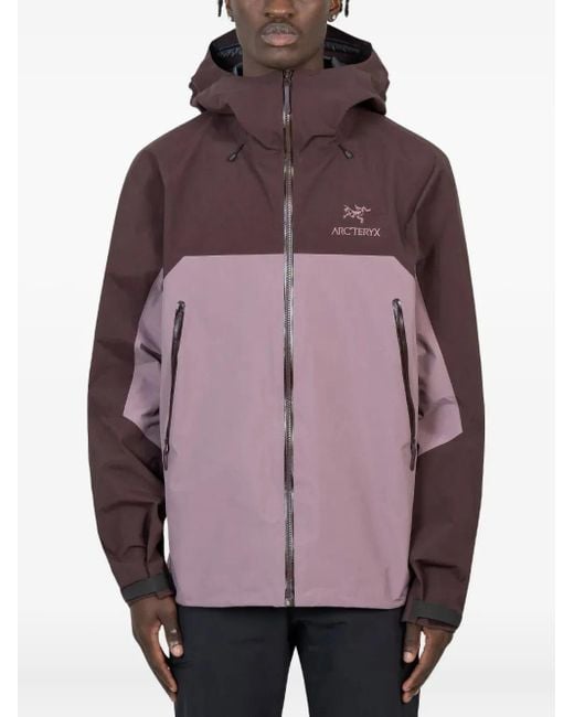メンズ Arc'teryx バイカラーデニムジャケット Purple