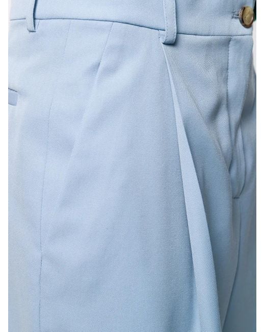 Nina Ricci Blue Super Flared Trousers