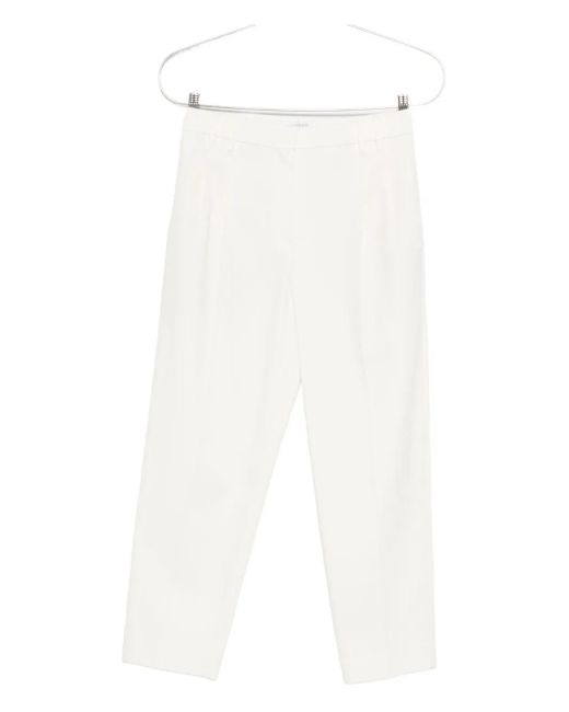 Brunello Cucinelli White 'Slouchy' Pants