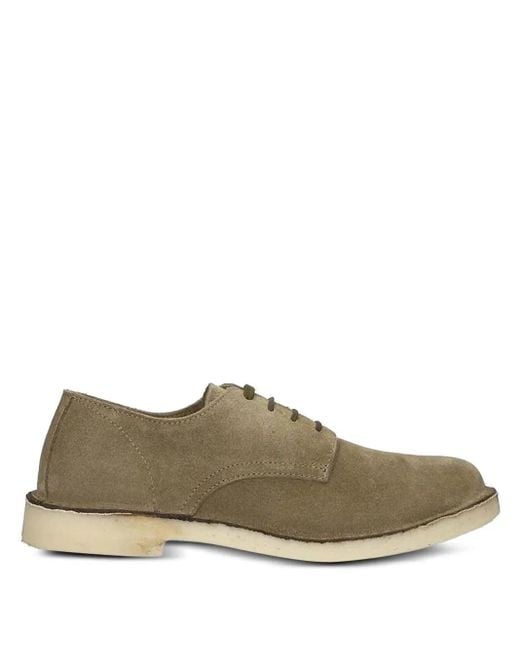 Astorflex Brown Suede Lace-Up Loafers for men