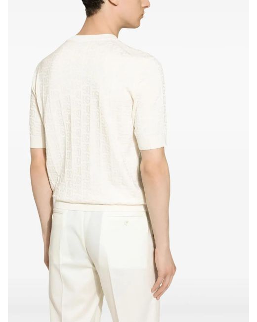 メンズ Dolce & Gabbana Dgロゴ シルクセーター White