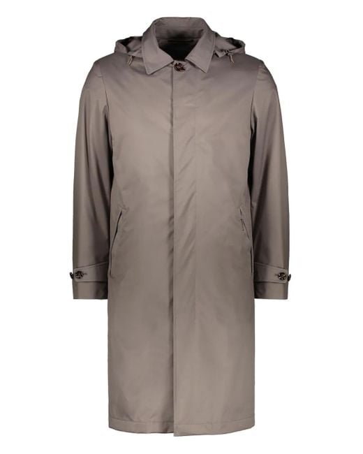 Moorer Men's Brown Rialto Raincoat