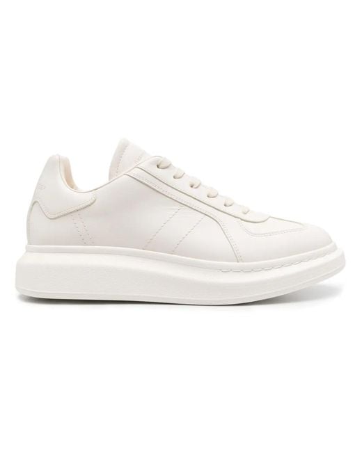 McQueen White Oversized Retro Sneakers for men