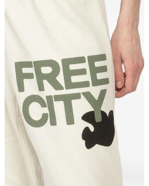 Freecity Natural Logo Track Pants