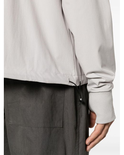 Thom Krom White Lightweight Zip-up Jacket for men