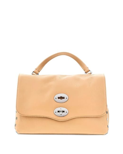 Zanellato Natural Posti Handle Stud Tote Bag