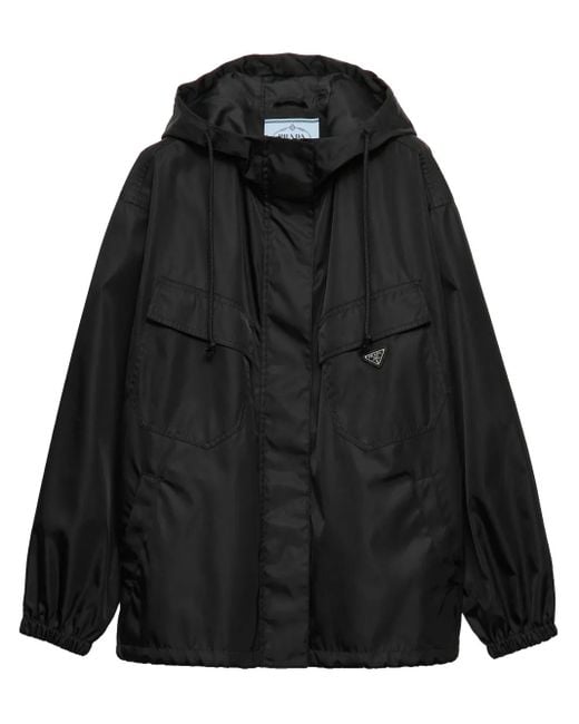 Chaqueta Re-Nylon Prada de color Black