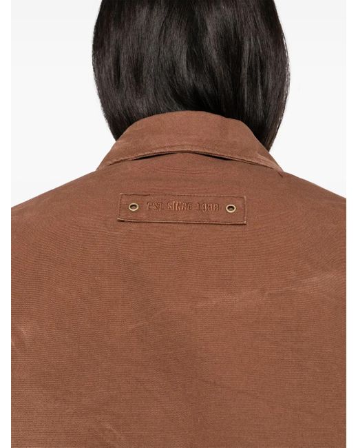 メンズ Izzue ジップアップ ジャケット Brown