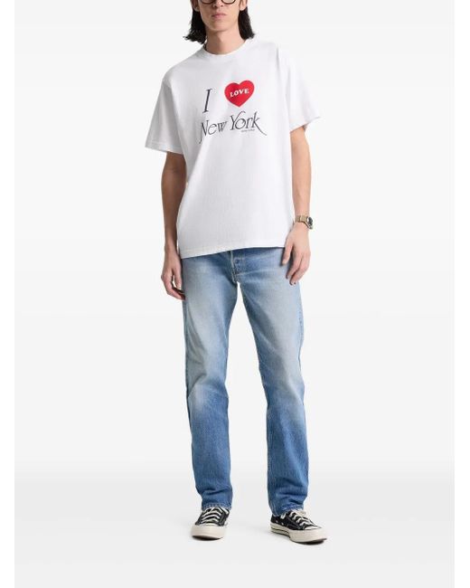 Sporty & Rich White I Love Ny T-Shirt
