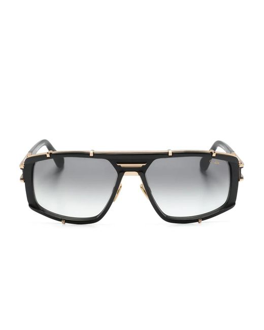 Cazal Black Mod 8046 Shield-Frame Sunglasses for men