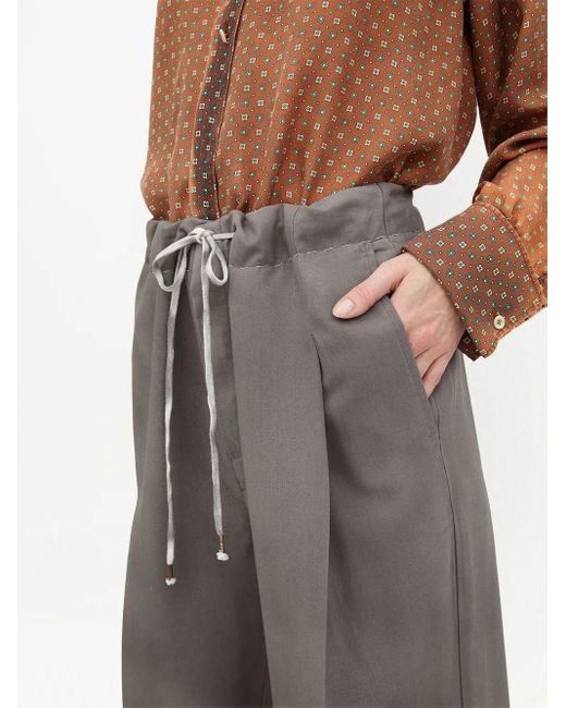 Maison Margiela Gray Wool Trousers