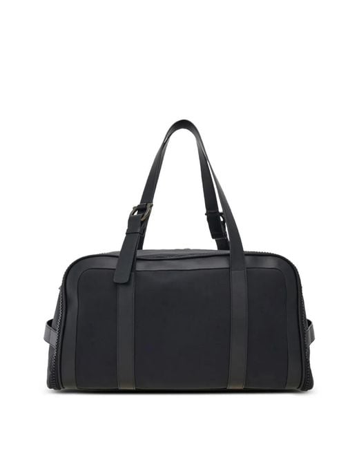 Ferragamo Black Foldable Holdall for men