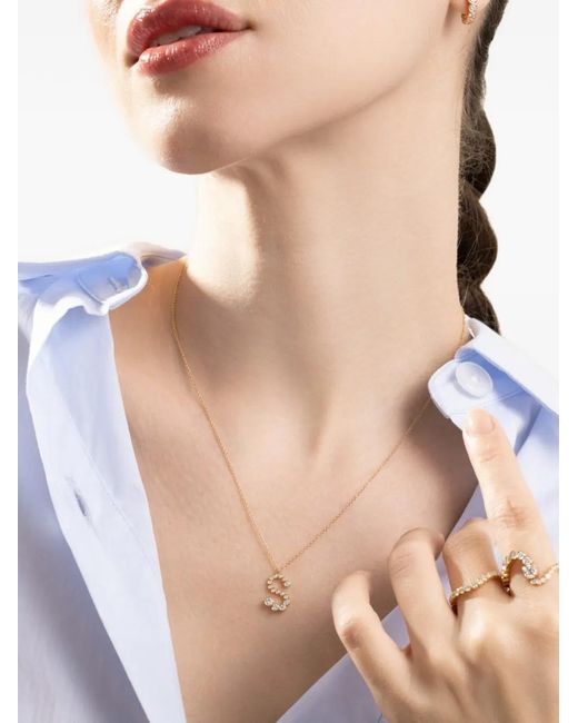 Sophie Bille Brahe Metallic Collier Soprano S Serti De Diamants