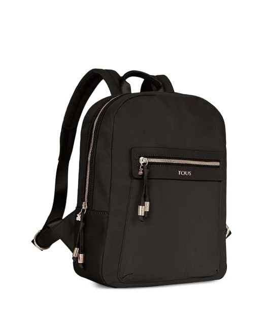 Tous Black Logo-Embellishment Backpack