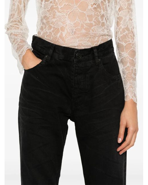 Balenciaga Black Logo-Patch Jeans