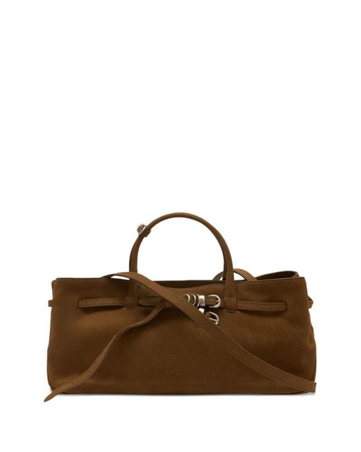 MARGE SHERWOOD Brown Grandma Used Shoulder Bag