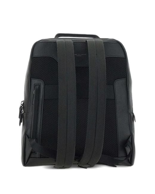 Gianni Chiarini Black Florence Backpack for men
