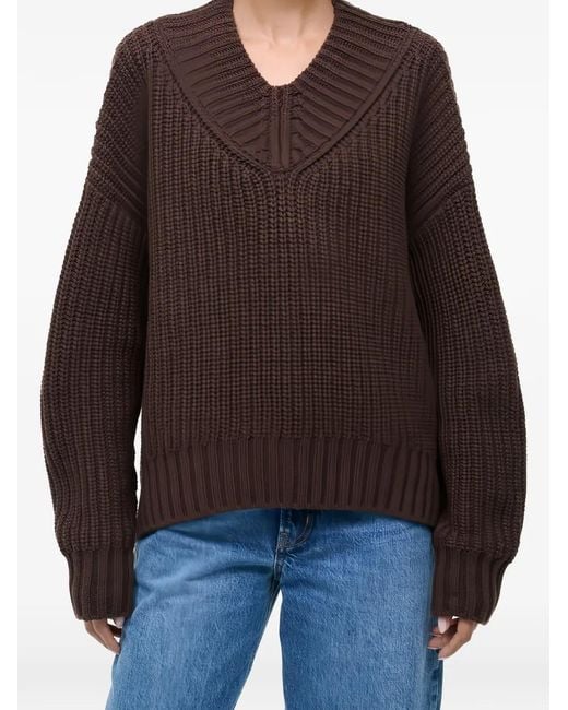 Staud Brown Pull Otto À Col V