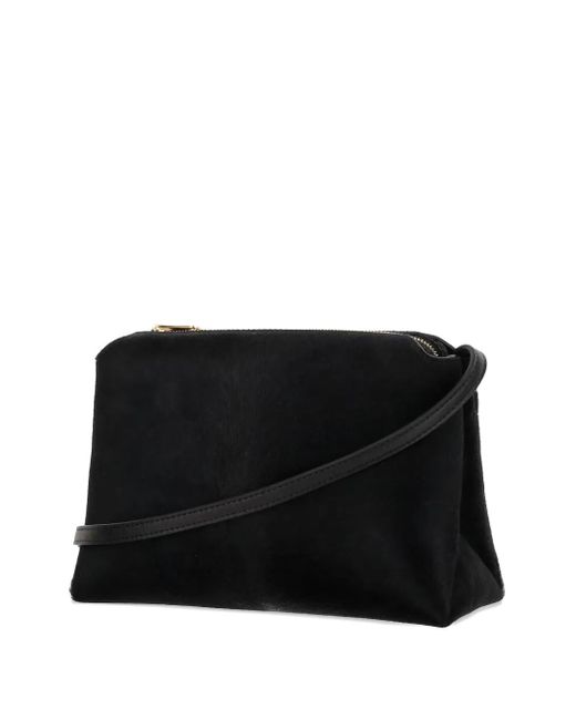 Khaite Black Leather Crossbody Bag
