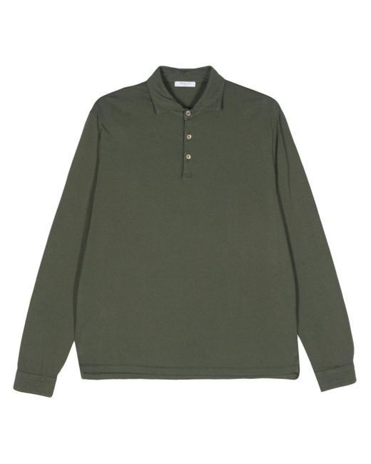 Boglioli Green Cotton Polo Shirt for men