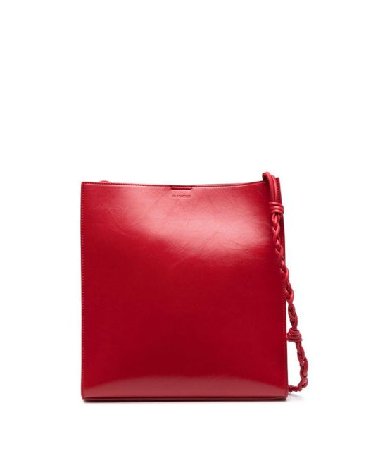 Jil Sander Red Tangle Shoulder Bag