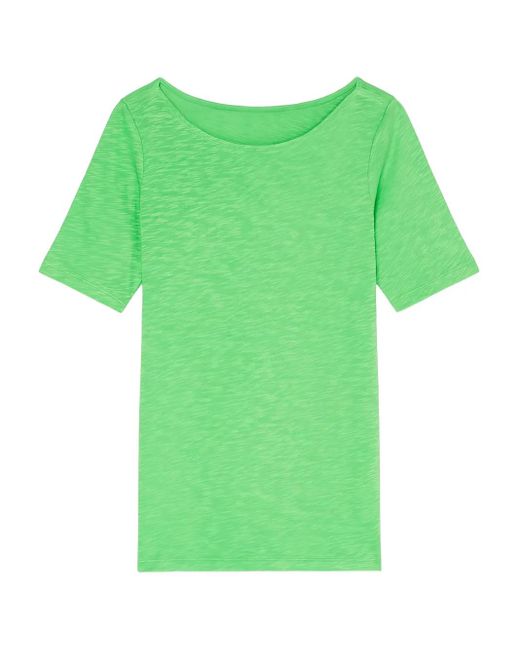 Marc O' Polo Green Scoop Neck Short-Sleeve T-Shirt