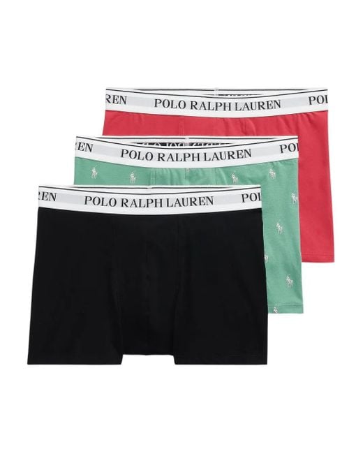 メンズ Polo Ralph Lauren ロゴ ボクサーパンツ セット White