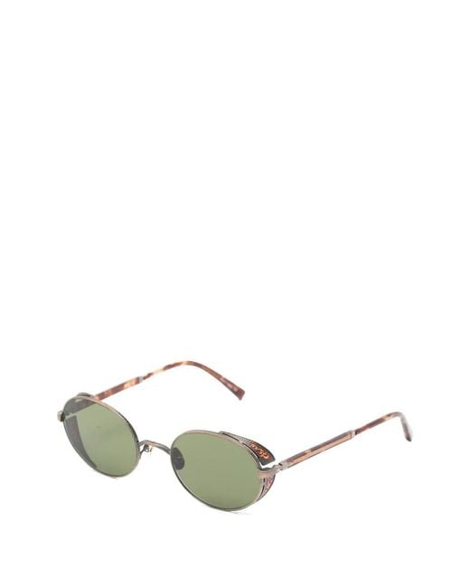 Matsuda Green Lunettes De Soleil À Monture Ronde