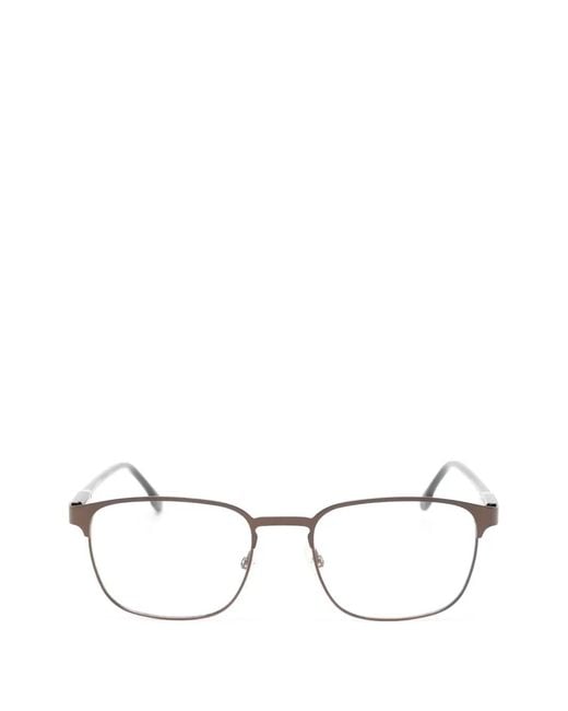 Carrera Brown Brille Mit Eckigem Gestell