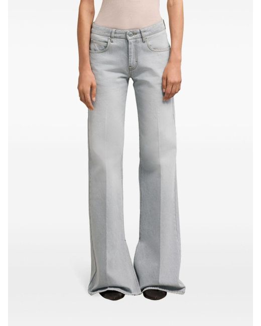 AMI Gray Flare Jeans