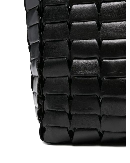 Dragon Diffusion Leather Woven Tote Bag in Black | Lyst